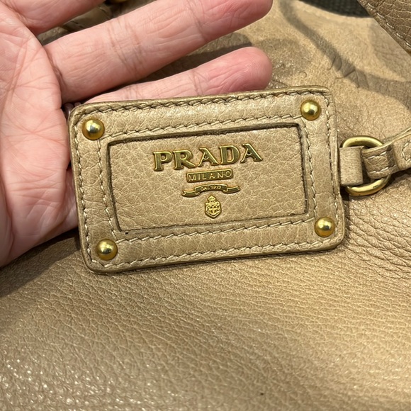 PRADA MILANO Tan Leather Shoulder/Hangbag - Picture 6 of 10